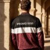 Buzo de Egresados Premium (Combinado 3 Colores bordo y negro)