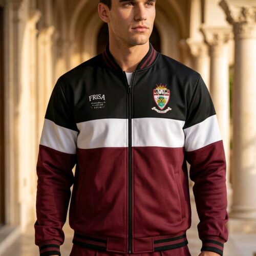 Buzo de Egresados Premium (Combinado 3 Colores bordo y negro)